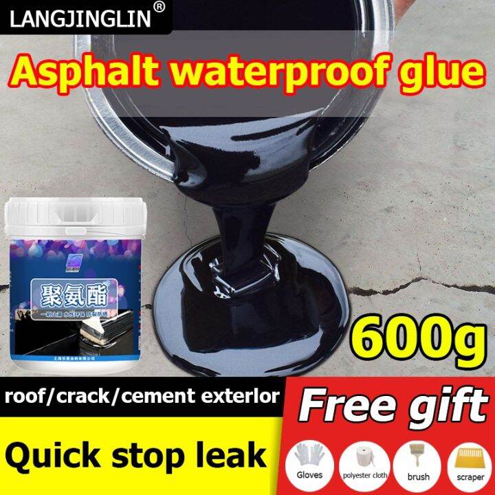 ★Quick stop leak super waterproof glue repair roof, wall water pipes