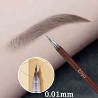 2 PCs Waterproof Liquid Eyebrow Pen 0.01mm Ultra Thin Head Easy To Color Sweat proof Eyebrow Tattoo Pencil Cosmetic Makeup Tool