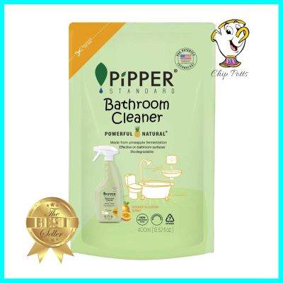 รีฟิลน้ำยาทำความสะอาดสุขภัณฑ์ PIPPER 400 มล. ORANGE BLOSSOMTOILET BOWL CLEANER REFILL PIPPER 400ML ORANGE BLOSSOM **หมดแล้วหมดเลย**