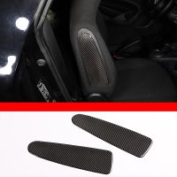 For 2016-2021 Mercedes-Benz Smart 453 Soft Carbon Fiber Car Styling Car Seat Side Panel Decorative Stickers Car Interior Parts