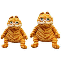 Lovely Fat Angry Cat Plush Toys Anime Adorkable Tiger Skin Ugly Cat Stuffed Animals Doll Kids Present Valentine Gifts for Couple designer