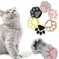 50Pcs Jar Cat Claw Shape 3Ml Nonstick ซิลิโคนคอนเทนเนอร์ขวดครีม Jars กล่องเก็บน้ำมันแต่งหน้าเครื่องสำอางอุปกรณ์สูบ