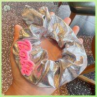 QJZN6F8XJ แฟชั่นสำหรับผู้หญิง ตุ๊กตาบาร์บี้ scrunchie สีทึบทึบ อีลาสติก ยางรัดผม ของใหม่ อุปกรณ์เสริมผม เชือกมัดผม สำหรับผู้หญิง