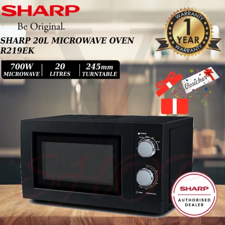 ☁SHARP 20L MICROWAVE OVEN R219EK R219ES Lazada