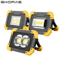 LED Portable Spotlight Rechargeable LED Work Light 18650 Battery Outdoor Flood Light For Hunting Camping Led Latern Flashlight