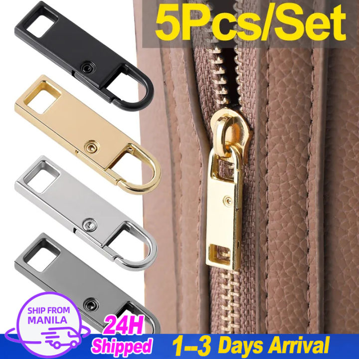5pcs Universal Zipper Head Slider Puller Instant Zipper Repair Kit