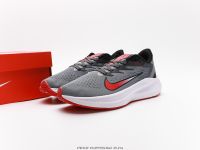 รองเท้าแอร์ซูม วินโฟร์ 7 Grey Red SIZE.40-45 รองเท้าวิ่งมาราธอน รองเท้าออกกำลังกาย รองเท้ากีฬา ระบายอากาศได้ดี พร้อมกล่อง (55)