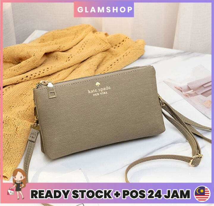 Glamshop Imported Kate Spade 2 Ways Wristlet Sling Bag Crossbody Bag |  Lazada