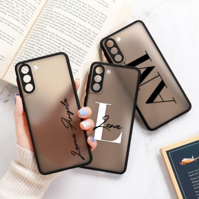 （shine electron）เคสโทรศัพท์ลายตัวอักษร DIY ออกแบบได้ตามที่ต้องการ,เคสสำหรับ Samsung A53 A52 A33 A23 A13 A73 A14 A12 A72 A71 A32 Galaxy S23 S20 S21พิเศษบวก S20 FE