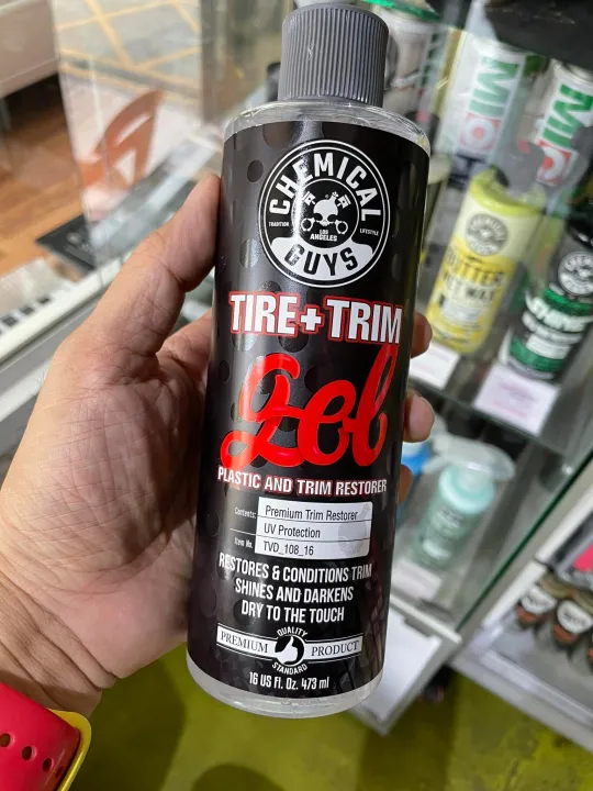 Tire + Trim GEL for Plastic and Rubber (16oz.) เคลือบยางรถ ชิ้นส่วน