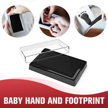 Baby Paw Print Ink Pad Pet Handprint Footprint Pads Kit Stamp Souvenir 2024