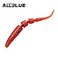 【hot】☽ ALLBLUE 10pcs/Lot Fishing 80mm/1.7g Silicone Lures Soft Bait Worm isca artificial Carp Tackle