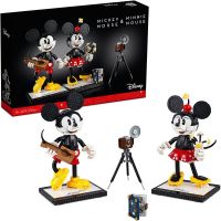 [LEGO] Intelligence lego large mickey and Minnie stand good intelligence assembles insted boy toy dolls parent-child gift