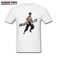 2023 Karate T-shirt Bruce Lee White T Shirt Men Tops Clothes Chinese Kung Fu Master Print Cotton Tshirt Oriental Style Tee XXL S-4XL-5XL-6XL