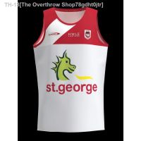 ✼✒ 2023 St.George Vest Sleeveless Rugby Jersey Training Jersi Football Shirt Men Sports