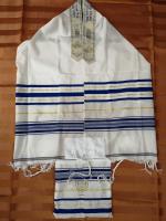 ผ้าคลุมไหล่และ Tallit ของชาวยิว Talit Prayer Shawl &amp; Talis Bag