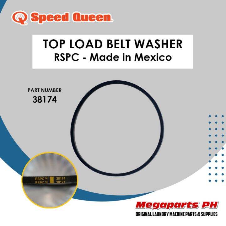 Speed Queen Top Load Washer Belt (Genuine Parts) 38174 Lazada PH