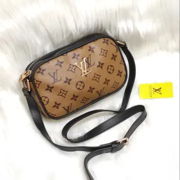 Jual Tas LV 2 Resleting / Slingbag LV Wanita / Tas Selempang LV