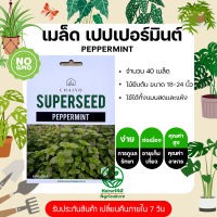 เมล็ดสมุนไพร เปปเปอร์มินต์ PEPPERMINT  บรรจุ 1 ซอง มี 40 เมล็ด นำมาใช้ได้ทั้งแบบสดและแห้ง เช่น ทำชา ลูกกวาด เครื่องดื่ม และเครื่องหอม