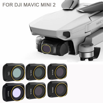 สำหรับ DJI Mini 2 กล้อง Gimbal เลนส์กรอง ND-PL UV CPL Night กล้องเลนส์ Sunhood Protector สำหรับ Dji Mavic Mini2อุปกรณ์เสริม