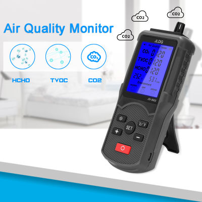 Fansline-มัลติฟังก์ชั่ทดสอบคุณภาพอากาศ CO2 TVOC เมตรอุณหภูมิความชื้นอุปกรณ์วัดด้วยสาย USB