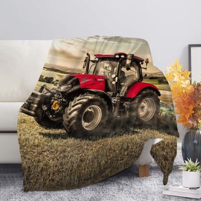 （in stock）Comfortable and comfortable sofa blanket, four season plush bedroom bedding, children, adults, tractors, Sherpa home decoration（Can send pictures for customization）