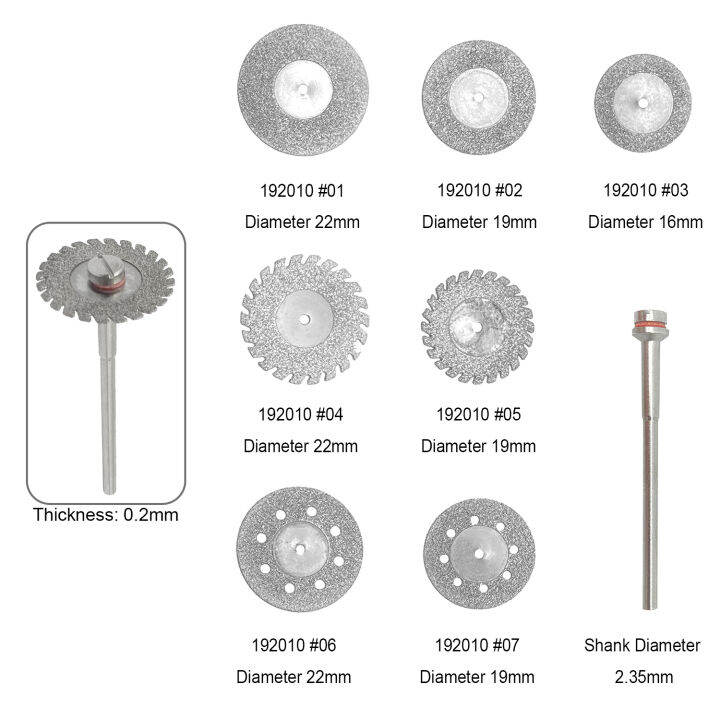 ดี-ck-10ชิ้นทันตกรรม-lab-เพชรแผ่น0-20มิลลิเมตรสองด้านกรวดดิสก์เครื่องมือตัด-dia-22มิลลิเมตร19มิลลิเมตร16มิลลิเมตรขัดทันตกรรมทันตแพทย์
