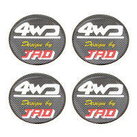 ราคาต่อ 4 ดวง สติกเกอร์ 4WD JRD สติกเกอร์เรซิน sticker rasin ขนาด 73 มิล