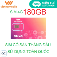Sim 4G vietnamobile mỗi ngày 6GB có sẵn tháng đầu sử dụng toàn quốc thumbnail