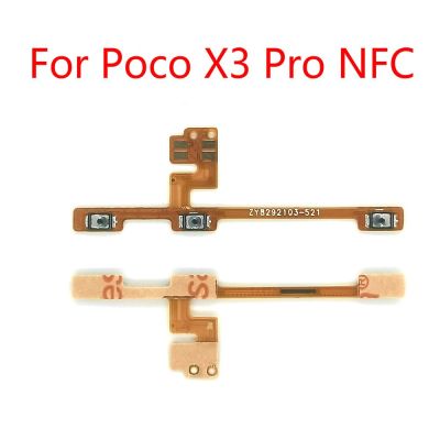【▼Hot Sales▼】 nang20403736363 ใหม่ Power ปริมาณสายเคเบิลงอได้ปิดปุ่มสวิตช์ด้านข้างสายเคเบิลงอได้สำหรับ Xiaomi Poco X3 / X3 Pro / X3 Nfc อะไหล่ทดแทน