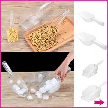 3 Pcs Ice Scoop, Plastic Kitchen Scoops, Small Flour Scoop, Food Sweets  Popcorn Coffee Beans Pet Food Scoops Shovels Spatulas