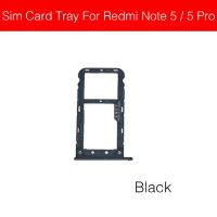 อะแดปเตอร์ถาดใส่ซิมการ์ดสำหรับ Redmi Hongmi Xiaomi ข้าวแดงโน้ต5 5a 5 Pro อะไหล่สำหรับซ่อมแซมช่องใส่ซิมกระเป๋าเก็บบัตร