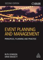 หนังสืออังกฤษใหม่ Event Planning and Management : Principles, Planning and Practice (2ND) [Paperback]