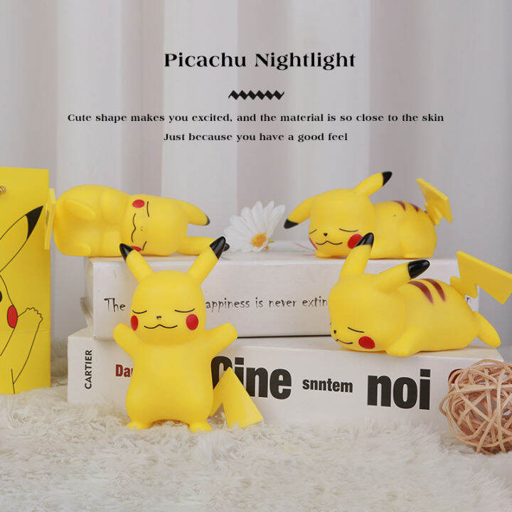 โปเกมอน-pikachu-ไฟกลางคืนน่ารักอะนิเมะแสงอ่อนห้องนอนข้างเตียงไฟ-led-ตกแต่งห้องเด็กของเล่นของขวัญ