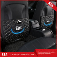 Car Seat Back Protector Cover Anti-kick Pad Anti-Dirty Mat with Storage Bag Seat Cover For KIA K2 K3 K5 RIO Sportage Ceed Oprius