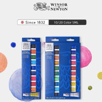 Winsor &amp; Newton ชุดสีน้ำ1020สี5มล. (0.17-oz) ท่ออะลูมิเนียมผู้เริ่มต้นอุปกรณ์วาดรูปศิลปะ Aquarela