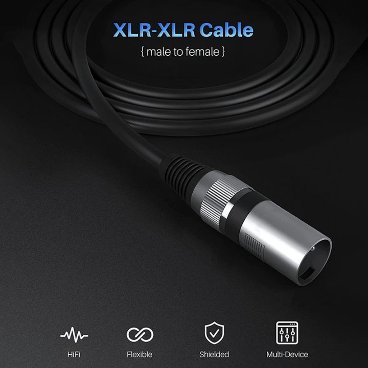 1-pcs-cable-male-to-female-audio-output-and-input-apply-to-ktv-microphone-xlr-stable-connection-zinc-alloy-pvc-xlr-male-to-female-cable