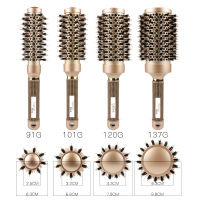 4 Sizes Professional Salon Styling Tools Round Hair Comb Hairdressing Curling Hair Brushes Comb Ceramic Iron Barrel Comb 20#826