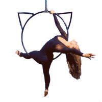 Aerial Yoga Hoop ห่วงฮูปสำหรับโยคะฟลาย ห่วงกายกรรม ยิมนาสติก เปลญวนโยคะบนอากาศ