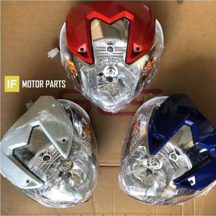 [Headlight] FURY 125 Headlight Assy w/ Bulb by MOTOR PARTS | Lazada PH