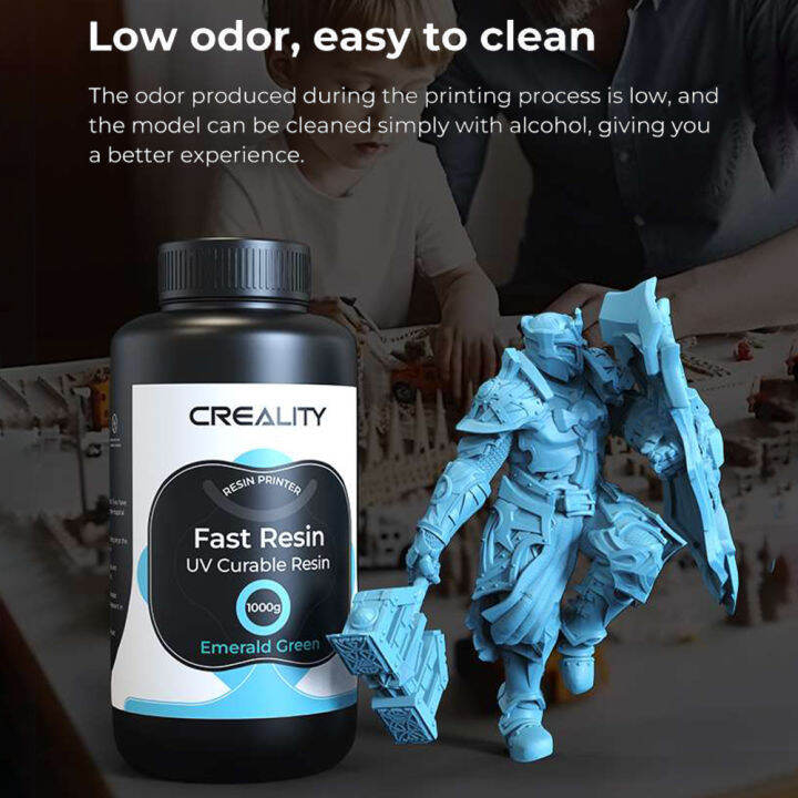 ร้อน-ซีโอดี-creality-fast-ตะกั่วบัดกรีเรซิ่นสำหรับเครื่องพิมพ์3d-uv-lcd-halot-mage-pro-halot-sky-halot-one-halot-ray-รองรับความเร็วการพิมพ์ที่รวดเร็วยืดหยุ่นและความแข็งแกร่งดีกลิ่นน้อยการพิมพ์สูงความส