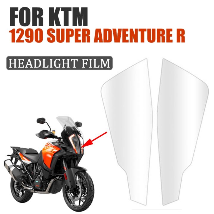 HFMOTO สำหรับ KTM 1290ซูเปอร์แอดเวนเจอร์ KTM1290 ADV R อุปกรณ์เสริมรถจักรยานยนต์คลัสเตอร์ฟิล์มไฟหน้าป้องกันรอยขีดข่วนสำหรับ