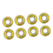 WBMOON 8 Pieces Ball Bearings Skateboard 608 RS Abec Bearings for