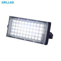 SOLLED 50วัตต์นำแสงน้ำท่วม Ip65กันน้ำ Ac 220โวลต์กลางแจ้ง Floodlight สปอตไล Led สะท้อนโคมไฟถนนผนังน้ำท่วมไฟ