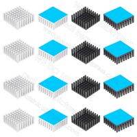 【YD】 25x25x10mm / Aluminum Heatsink CPU Sinks Cooling Cooler Fin with Silicone Based Thermal Adhesive