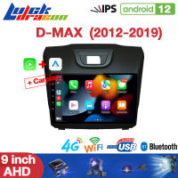 วิทยุติดรถ 9 นิ้ว D-MAX Android12 Carplay Android Auto FM/GPS/WIFI มองย้อนกลับไป IPS เสียบ และเล่นรองรับกล้อง HDวิทยุรถ