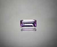 พลอยอเมทิสต์ (Amethyst) "อัญมณีแห่งความรัก ความสงบ" น้ำหนัก 0.89 ct ขนาด 4x3.2x8.8 mm. พลอยแท้ 100% เนื้อดี ราคาถูก