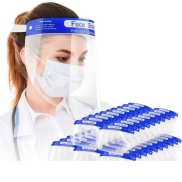 Combo 10 tấmKính chắn giọt bắn, kính chống covid Face shield đệm mút xốp