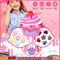[GIO Store] เครื่องสำอางปลอดสารพิษสำหรับเด็ก Make Up Beauty Toys เล่นสำหรับเด็กผู้หญิง Kids Dressing Box Sets