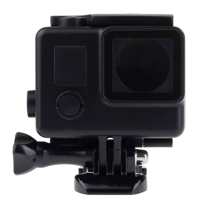 puluz-black-edition-กระเป๋ากล้องกันน้ำเคสมีสายรัดป้องกัน-ขายึดกล้องโกโปรพื้นฐาน-hero4-3-กันน้ำลึก-10เมตร